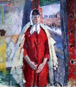 Rik Wouters Woman at Window oil on canvas